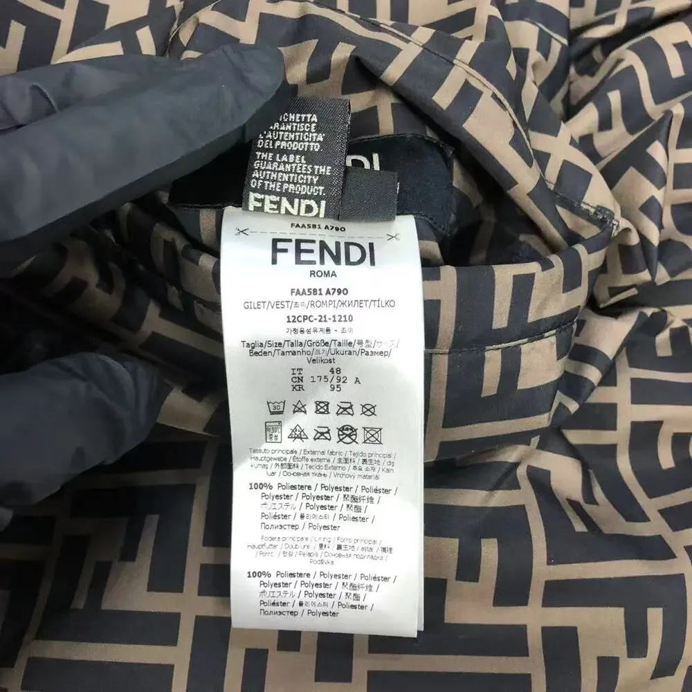 Fendi Zucca Puffer Vest - Picture 10 of 15